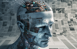Unleashing the Power of AI in Journalism – Navigating Content Licensing and Collaboration, hyper-realistic, hyper-detailed