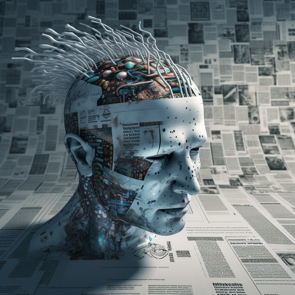 Unleashing the Power of AI in Journalism – Navigating Content Licensing and Collaboration, hyper-realistic, hyper-detailed