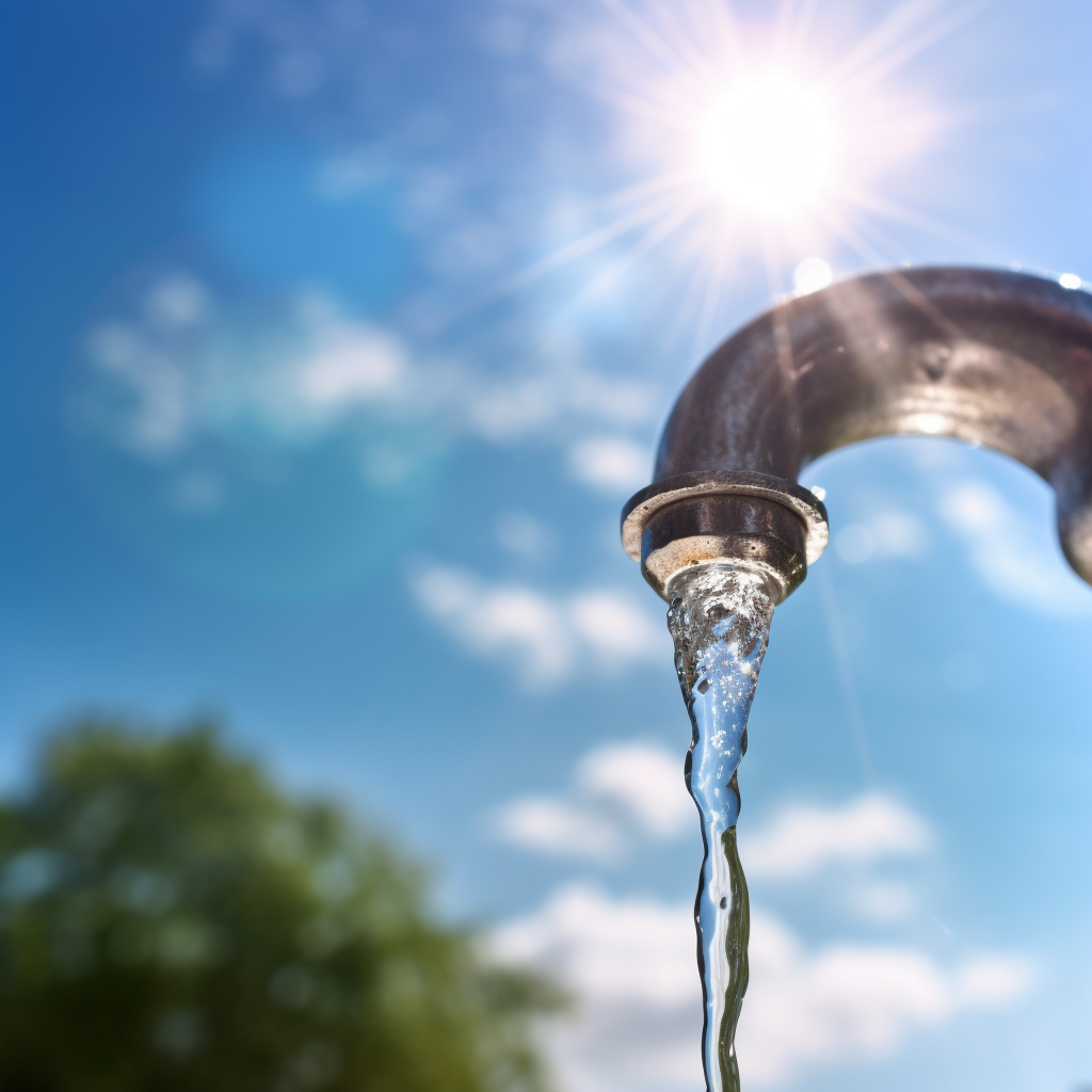 water from faucet