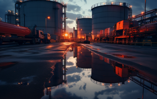 oil depot