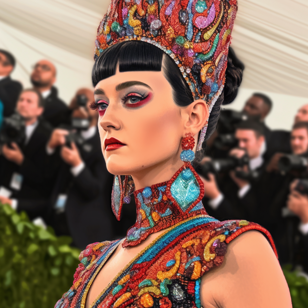 The Viral Spread of AI-Generated Images at the Met Gala katy perry